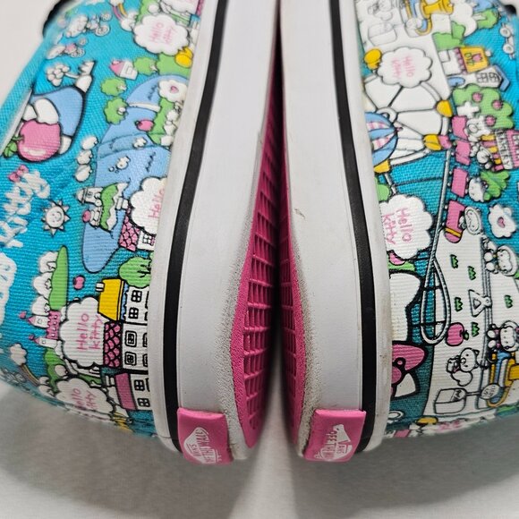 Vans Hello Kitty Sanrio Multicolor Print Sneakers Shoes Womens Size 8- Mens 6.5 - Picture 9 of 13